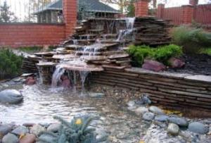 Как сделать водопад на участке