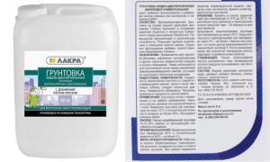 Грунтовка водно-дисперсионная: характеристики