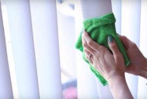 Как почистить вертикальные жалюзи в домашних условиях