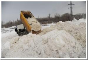Полигоны, куда вывозят снежную массу