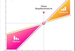 Показатели, которые учитываются в расчёте точки безубыточности